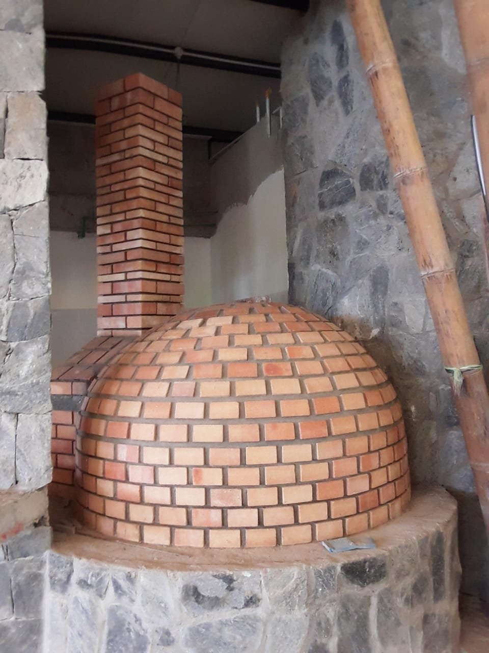 LRL Pizza Oven cooking chamber